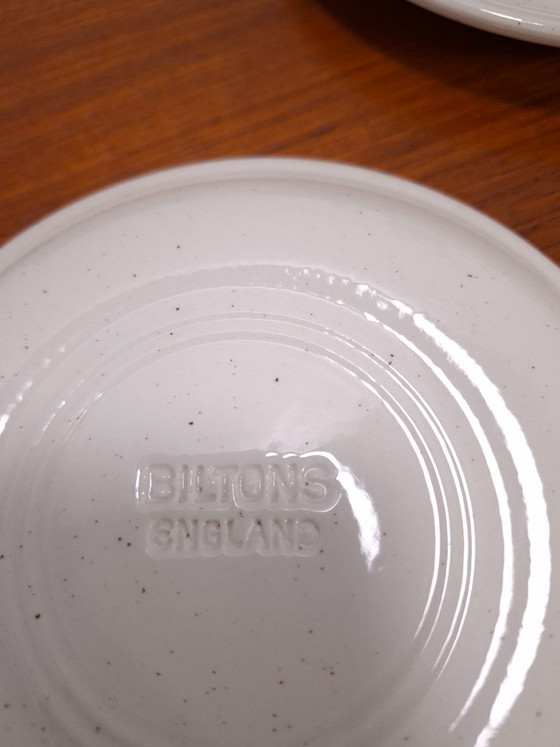 Image 1 of Juego de platos de porcelana para pasteles Biltons, Inglaterra