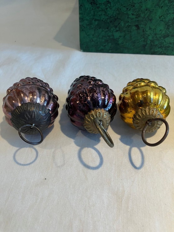 Vintage Christmas Ornaments – Decoration, Glass, Metal (photo 4 of 12)