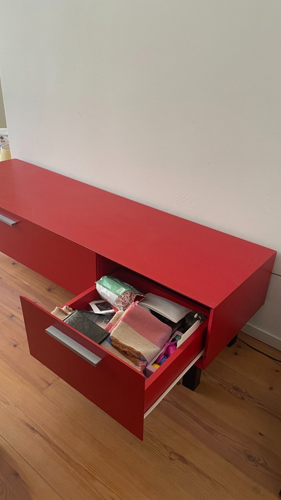 Image 1 of Meuble TV bas fait main