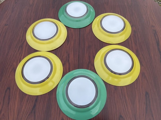 Image 1 of Suppenteller aus der Mitte des 20. Jahrhunderts von Duralex, 6er-Set, 1960er Jahre