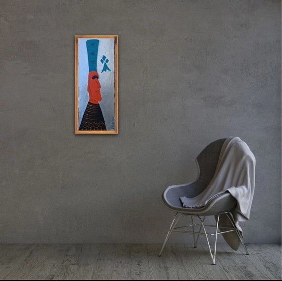 Image 1 of Acryl auf Keilrahmen. Größe 55x20cm.