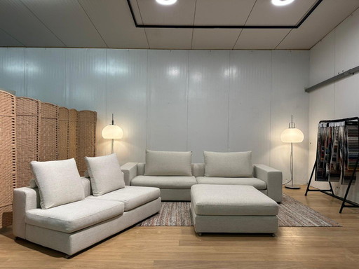 Flexform Groundpiece Ecksofa + Hocker