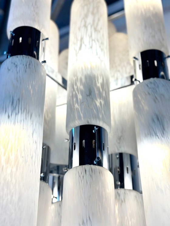 Image 1 of Lampadario italiano 1970 di Aldo NASON per Mazzega