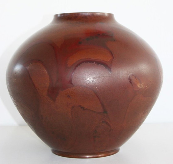 Image 1 of Bronze Vase - Yoshino Takeji - Japan