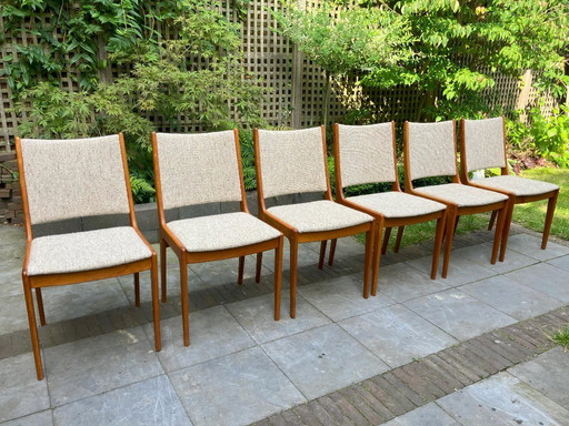 Sillas de comedor Johannes Andersen para Uldum