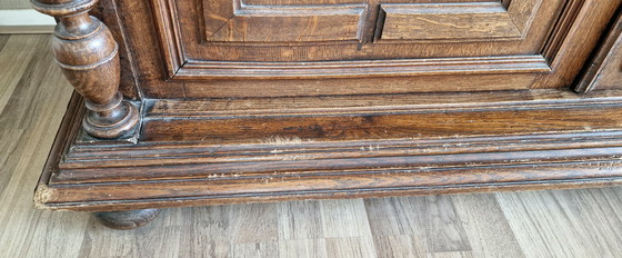 Image 1 of Antique Buffet Cabinet, Dinnerware Cabinet