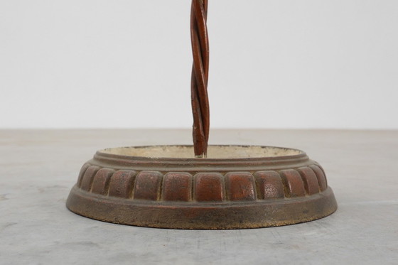 Image 1 of Paragüero antiguo de hierro fundido, Francia ca. 1900