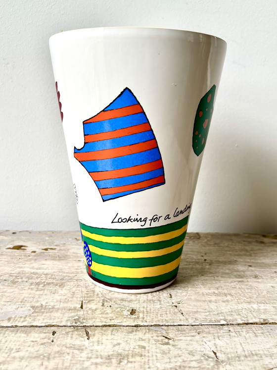 Vase en céramique de 1999 par l'artiste néerlandais Clemens Briels – Ceramic (photo 6 of 12)