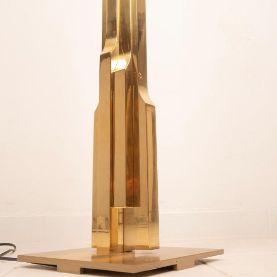 Luciano Frigerio Lámpara de pie escultórica Gaetano de latón, Italia 1960 – Lámparas de pie, Brass (photo 20 of 24)