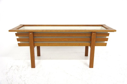 Scandinavian oak indoor planter, Sweden, 1960