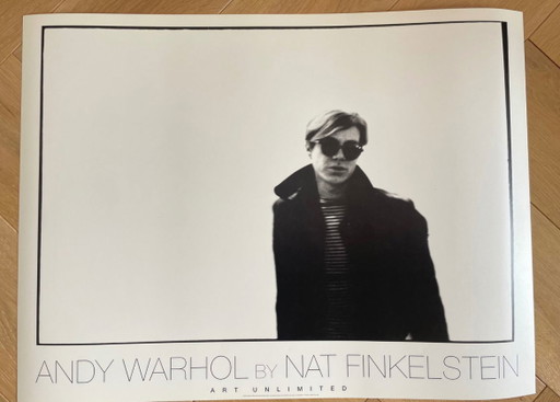 Nat Finkelstein (1933-2009), ‘Muro bianco di Andy Warhol’, Andy Warhol di Nat Finkelstein, Copyright Nat Finkelstein 1966.
