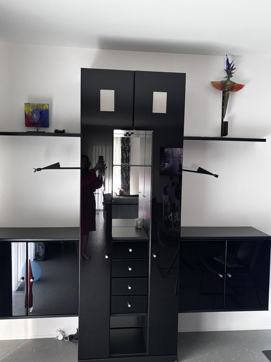Rolf Benz Design Wandmeubel Hoogglans Zwart - – Wandkast, Other (photo 2 of 10)