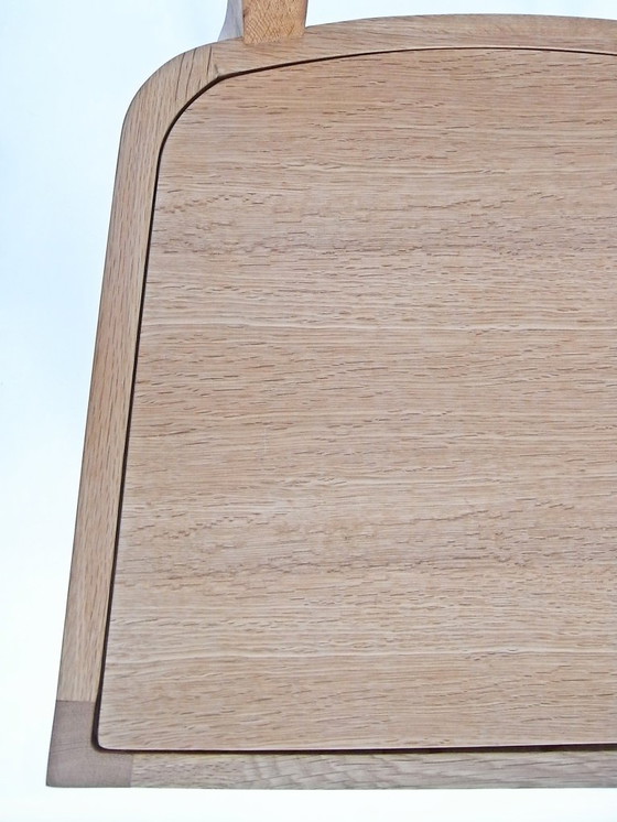 Image 1 of Giulio & Giulia, set di 2 sedie di Lambert Home, in rovere naturale, pezzi unici!!