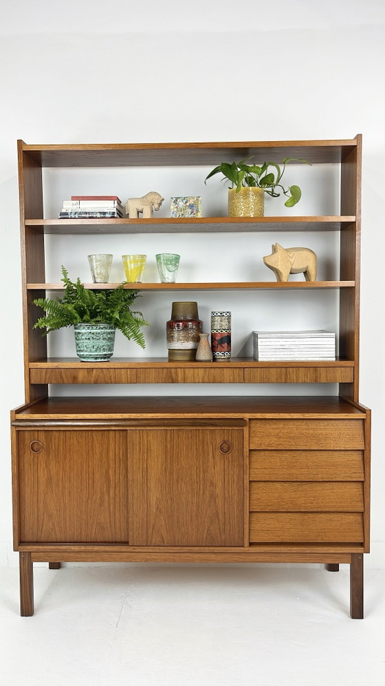 Libreria svedese vintage in impiallacciatura di teak – Librerie, Legno (photo 2 of 18)