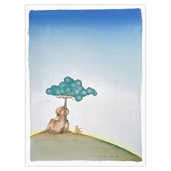 Image 1 of ANONYME Serigrafía Sinfonía pastoral 1990
