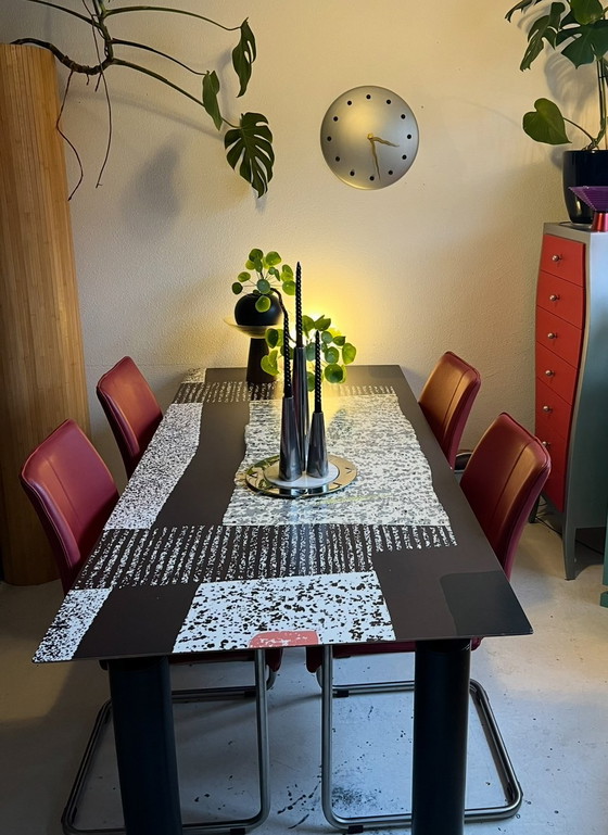 Image 1 of Tavolo da pranzo di design postmoderno di De Rosso, Italia