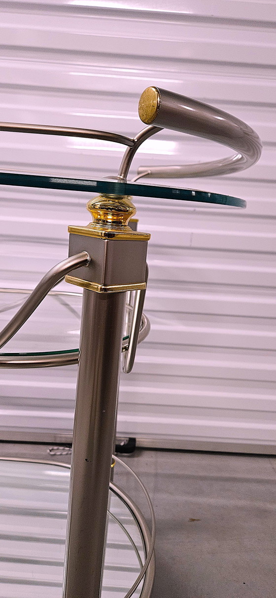 Image 1 of Schöner italienischer Barwagen mit drei Ebenen