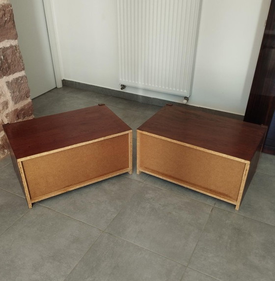 Paar vintage Scandinavische design modules, nachtkastje, ladekast, dressoir, tafel – Ladekasten, Anders (photo 13 of 19)