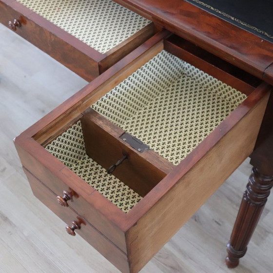 Antiek bureau van mahonie, Italië 19e eeuw – Wood (photo 13 of 17)