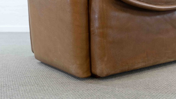 Image 1 of Modular De Sede Sofa DS-12 in Cognac Leather, 70s