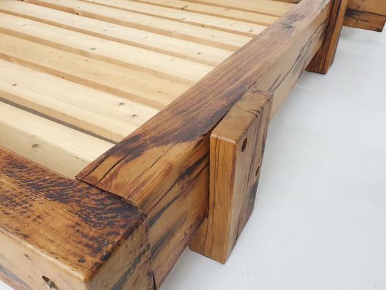 Image 1 of Lit de jour double en chêne wabisabi, 1970