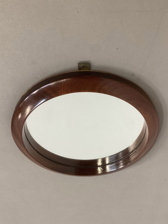 Image 1 of Vintage Sixties Swedish Teak Mirror