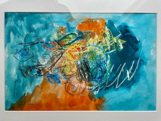 Image 1 of Heidi Feijen – ‘Ben’, gemengde techniek portret (59x76cm)