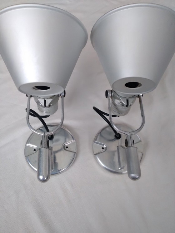 Image 1 of 2x Artemide Tolomeo micro Faretto with switch, design M. De Lucchi & G. Fassina