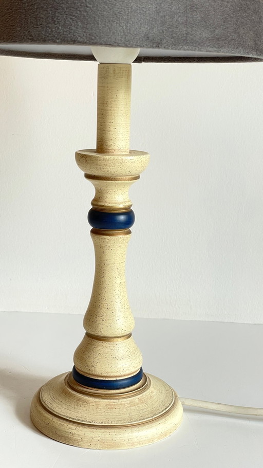 VINTAGE LAMP in Italiaans CHIC Gedraaid Hout