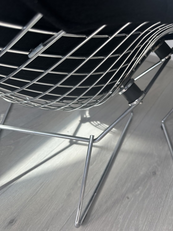 Image 1 of Fauteuil oiseau Knoll et pouf Bertoia