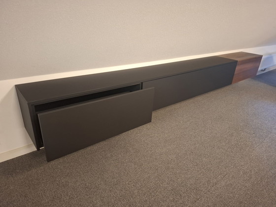 Buffet bas flottant / Meuble TV – MDF, Bois (photo 3 of 5)