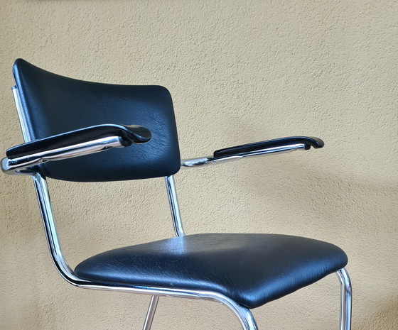 Image 1 of Gispen Dutch Design Tube Frame Chair Model 107