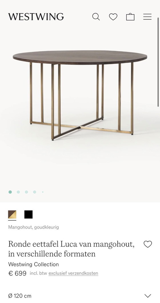 Image 1 of Tavolo da pranzo Luca Mango di Westwing