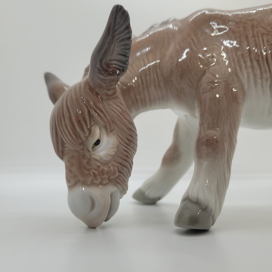 Image 1 of „Esel“-Figur, emailliertes Porzellan, Lladró, 20. Jahrhundert – Spanien