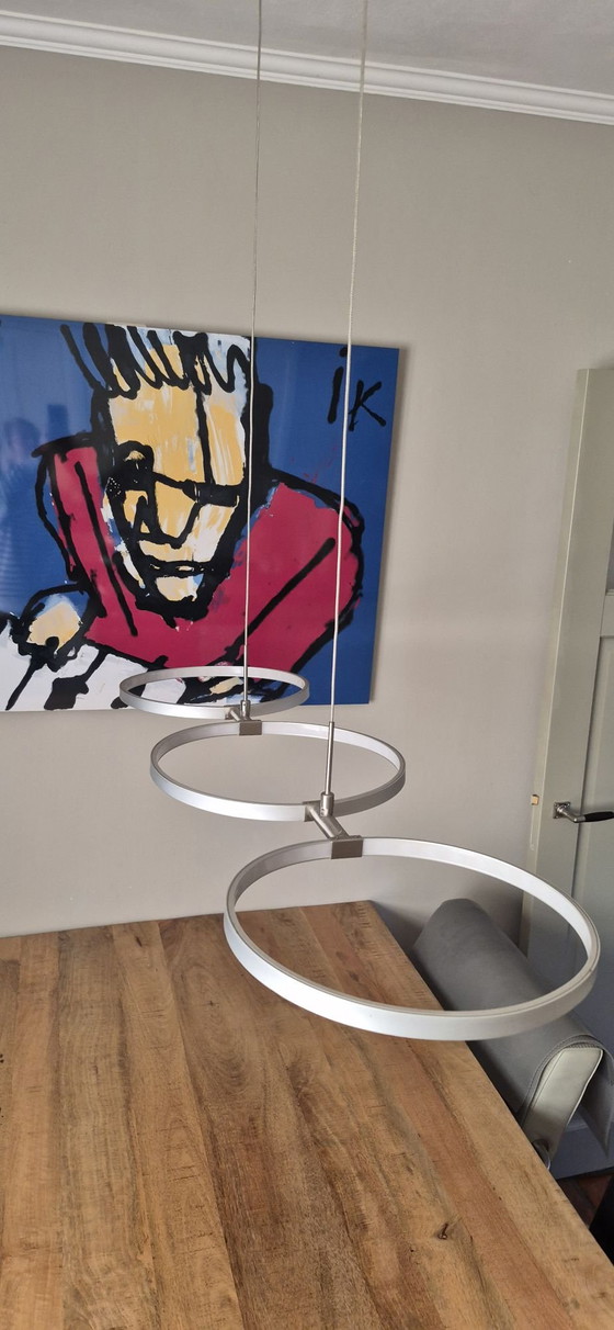 Suspension design moderne, Aluminium, rvs, Argenté (photo 2 sur 6)