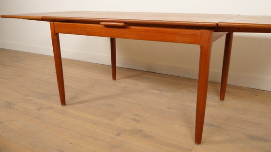 Image 1 of Vintage eettafel | teak | Uitschuifbaar | 130 cm