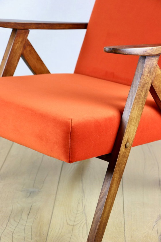 Image 1 of Sillón B-310 VAR de terciopelo estructural naranja - 2 unidades disponibles