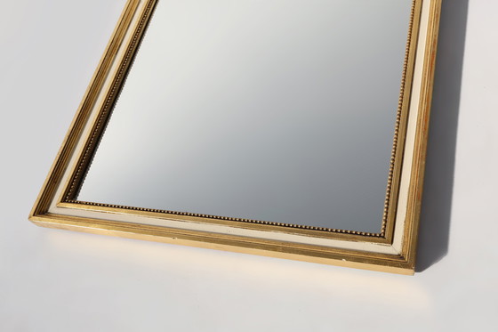 Image 1 of French Gild and Creme Framed Louis Philippe Style Mirror