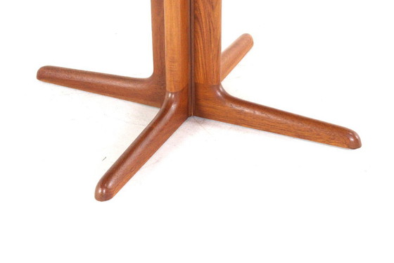 Image 1 of Vintage Round Danish 2x Extendable Teak Dining Table