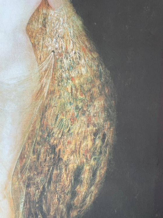 Image 1 of Leonor Fini, Donna vestita con piume di pavone, 1970 ca.