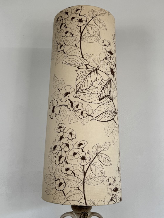 Image 1 of Steinbach Leuchten Ceramic Table Lamp – West German Mid-Century Statement