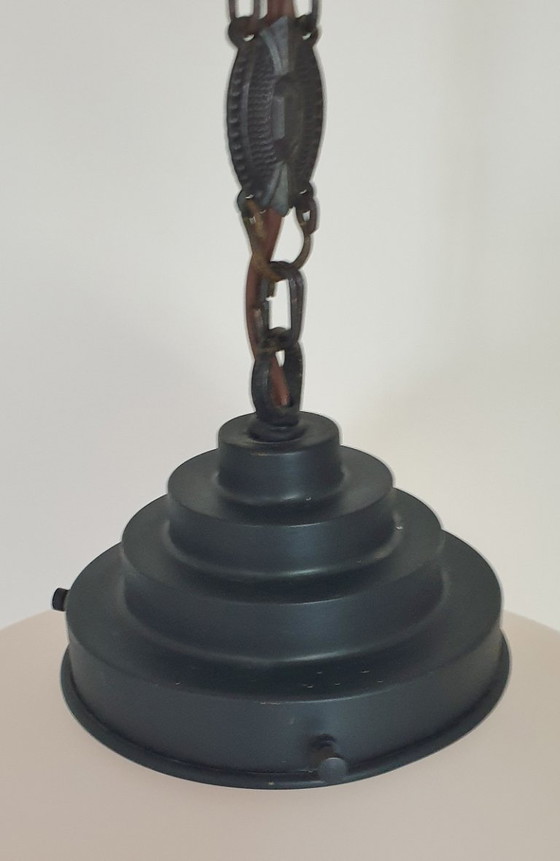 Image 1 of Unique Art Deco pendant lamp from the 1930s.