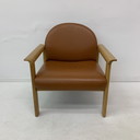 Vintage Leather Lounge Chair, 1970s