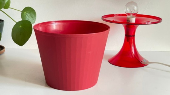 Red Ikea Vintage Lamp – Table lamps, Plexiglass (photo 12 of 24)