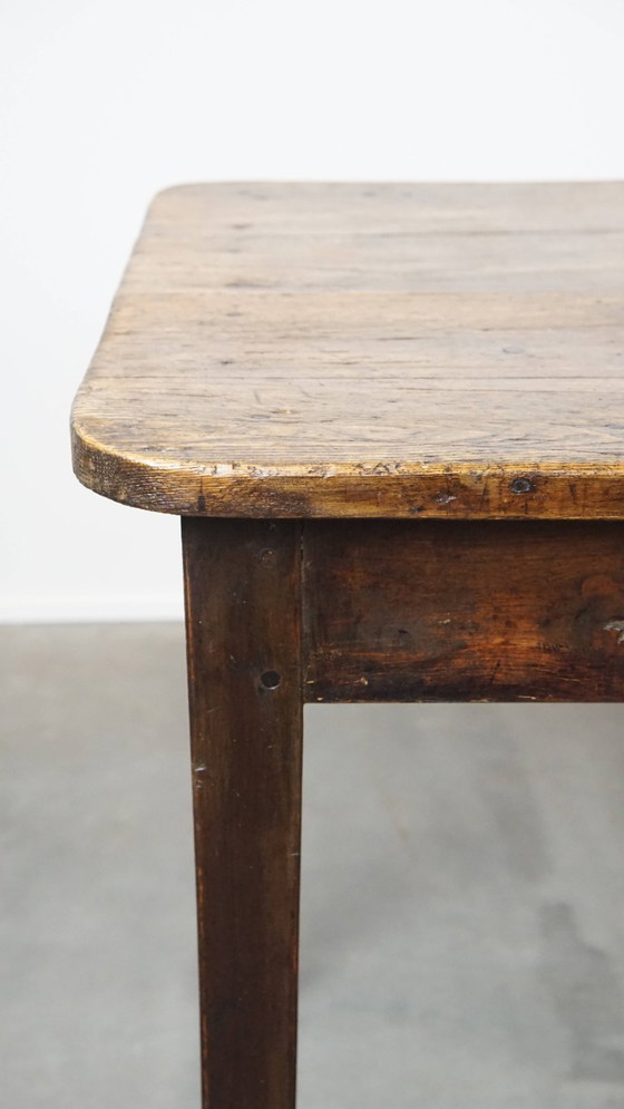 Image 1 of Mesa de comedor inglesa antigua de madera de pino