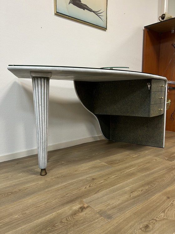 Image 1 of Bureau boomerang Art Déco