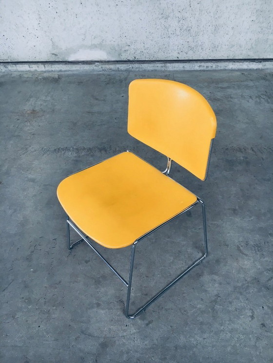 Image 1 of Satz von 8 MAX STACKER Konferenz-/Bürostühlen von Steelcase Strafor, USA 1980er Jahre