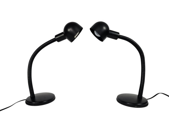 Image 1 of Elco Lite - 2 x tafellamp/bureaulamp - metaal - West-Germany - 3e kwart 20e eeuw