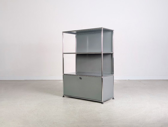 Image 1 of Credenza USM Haller Cassettiera di design Fritz Haller 3x1 grigio medio
