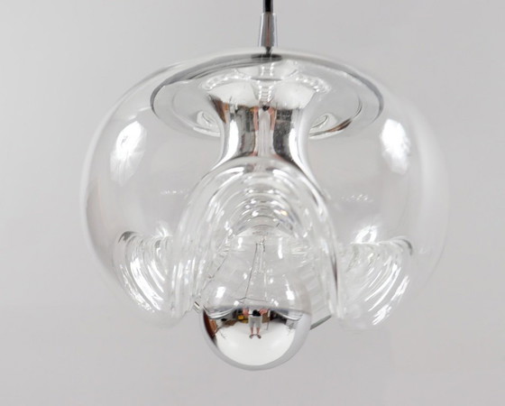 Image 1 of Set de 2 plafonniers de Peil et Putzler, modèle : 'Futura', Allemagne, années 1970